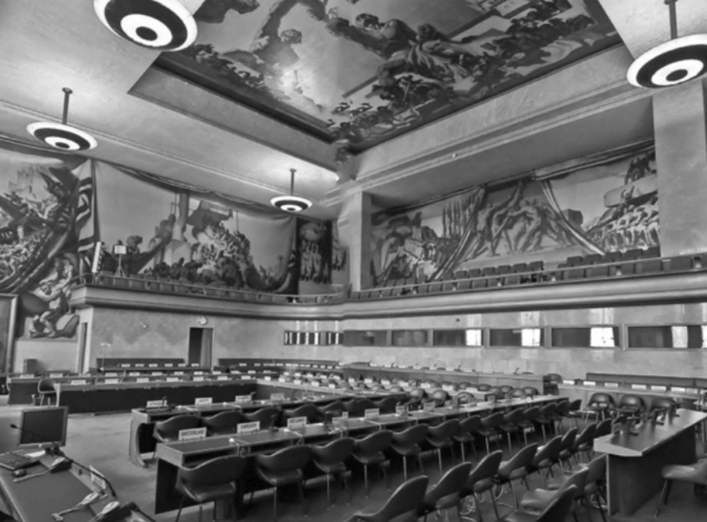 Salle du Conseil, Palais de la Société des Nations, 1937