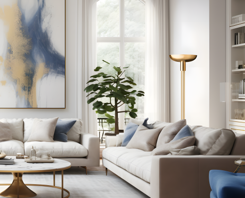 Lampadaire 107 M, Floor lamp by Atelier Jean Perzel