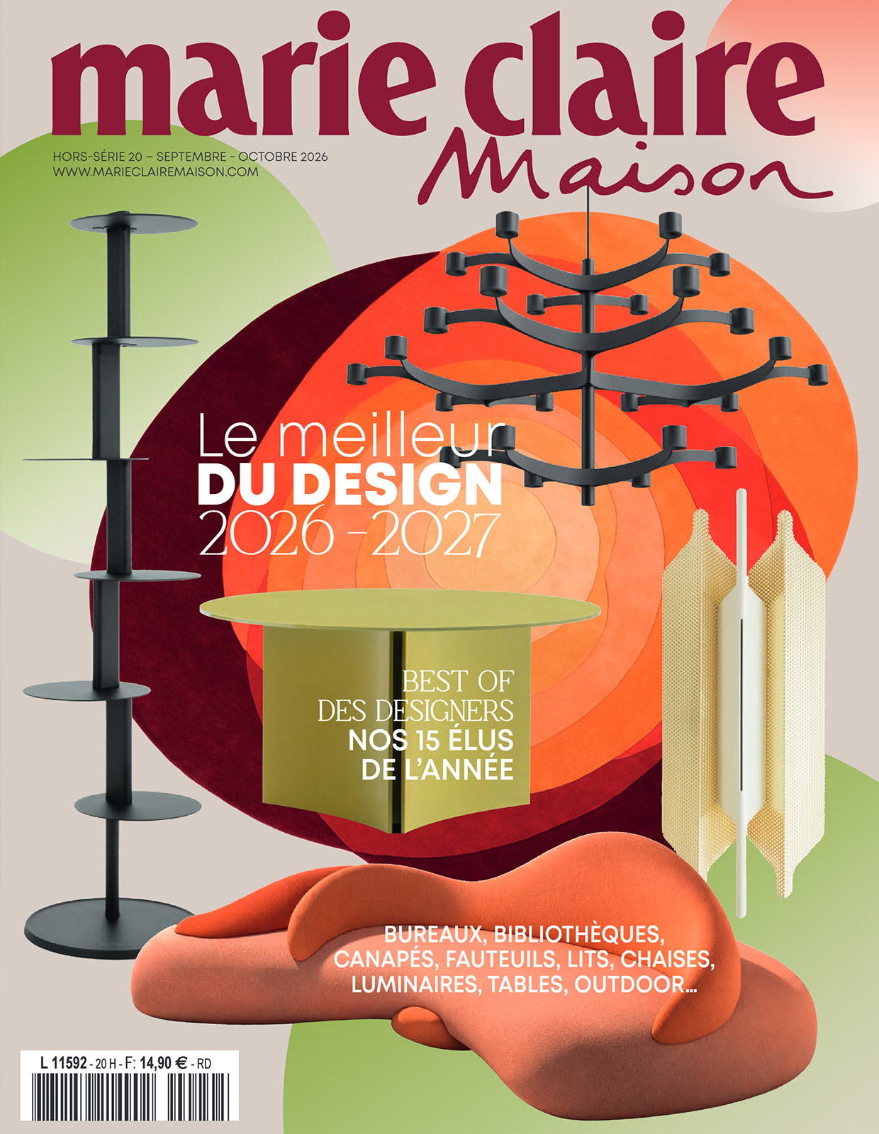 L'Atelier Jean Perzel dans Marie-Claire Maison – Le meilleur du design 2026 / 2027