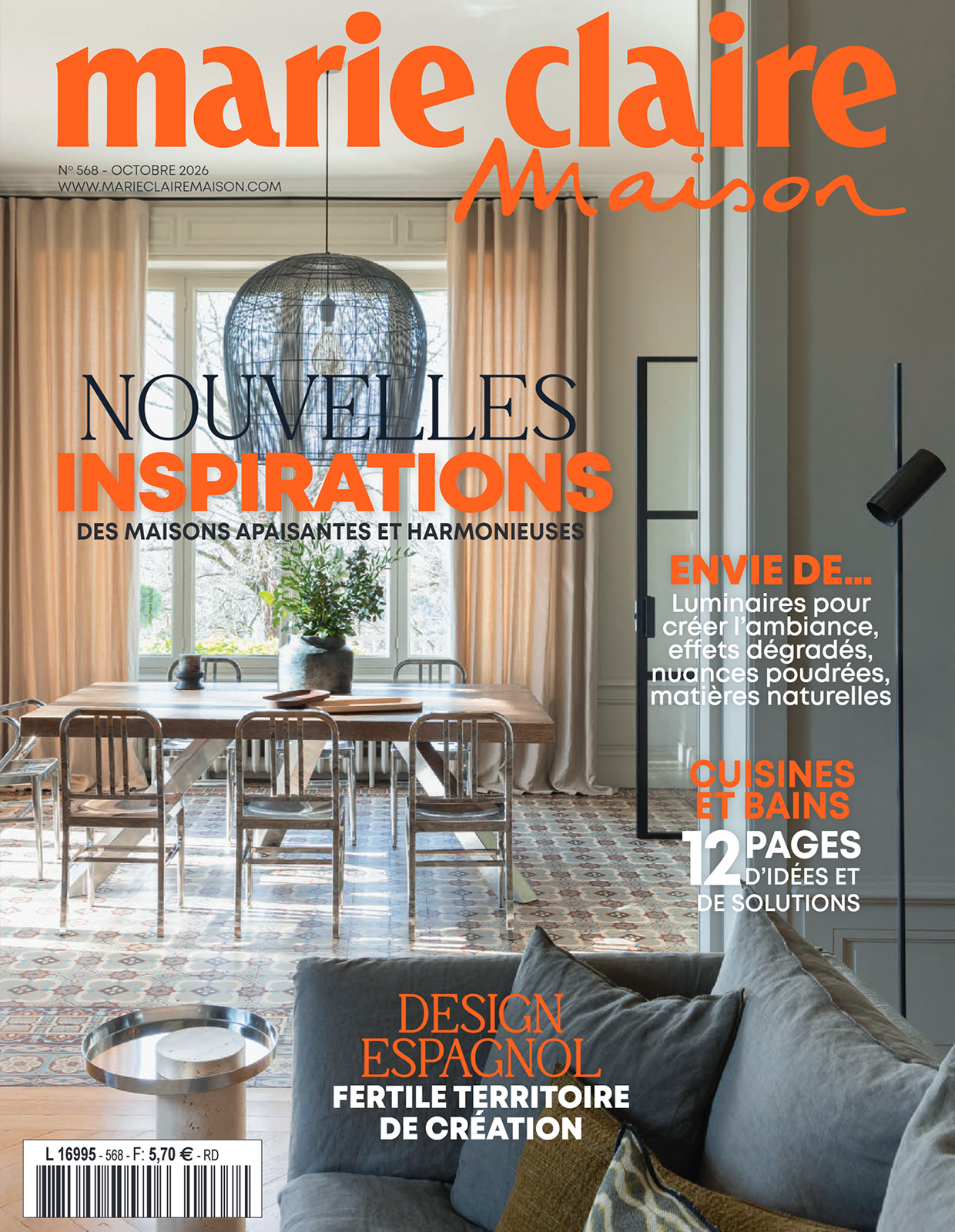 L'Atelier Jean Perzel dans Marie-Claire Maison – Octobre 2026